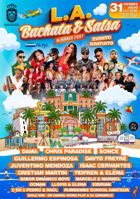 Los Alcázares volverá a convertirse en la capital de la bachata y la salsa con el L.A. Bachata & Salsa Summer Fest 2026 - 2, Foto 2