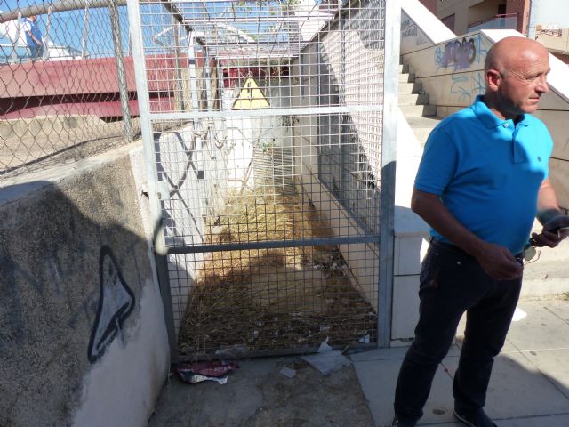 IU-V denuncia la dejadez en la Pasarela Manterola y su entorno - 1, Foto 1