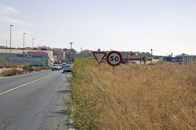 PP: El Ayuntamiento de Molina de Segura desoye las reiteradas peticiones que se le instan desde Alguazas para que mantenga en condiciones óptimas de limpieza los márgenes de la Carretera Alguazas-Molina de Segura - 2, Foto 2