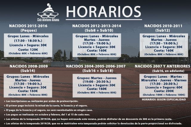 El Club Atletismo Alhama prepara la temporada 2020/21, Foto 1