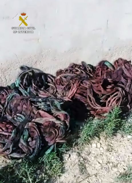 La Guardia Civil esclarece el robo de más de 20.000 euros en materiales de cobre de una cantera de Yecla - 4, Foto 4