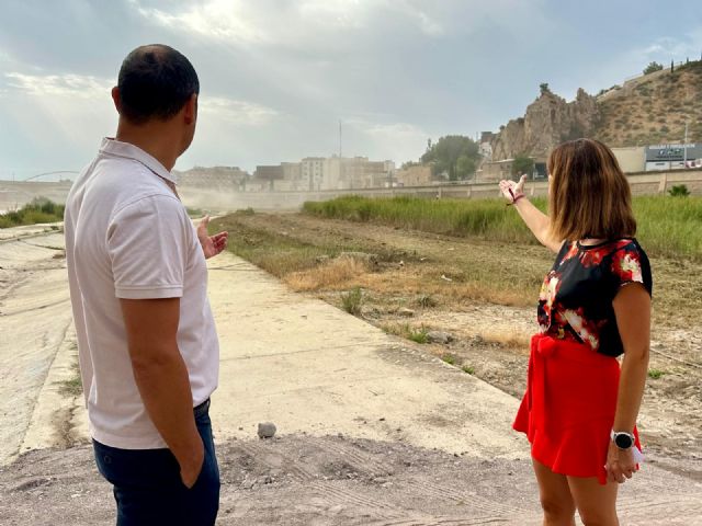 El Ayuntamiento inicia el desbroce del tramo urbano del río Guadalentín entre La Velica y el Puente Nuevo de la Avenida Europa - 3, Foto 3
