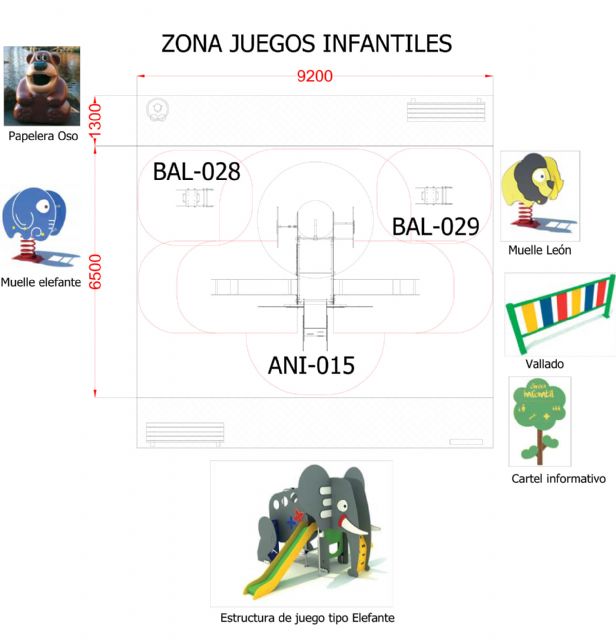 El Paseo Lorenzo Guardiola contará con nueva zona de juegos infantiles - 2, Foto 2