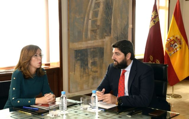 López Miras se reúne con la alcaldesa de  Cartagena - 2, Foto 2