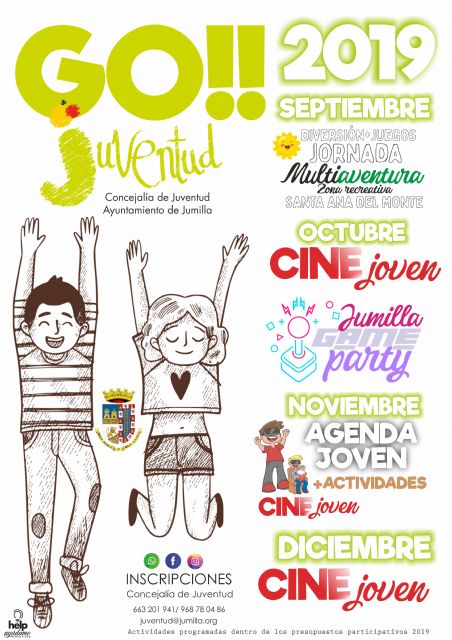 Juventud propone ocho sesiones de cine, game party y una jornada multiaventura como actividades destacadas del último trimestre - 1, Foto 1