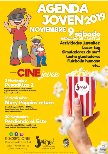 Juventud propone ocho sesiones de cine, game party y una jornada multiaventura como actividades destacadas del último trimestre - 4, Foto 4