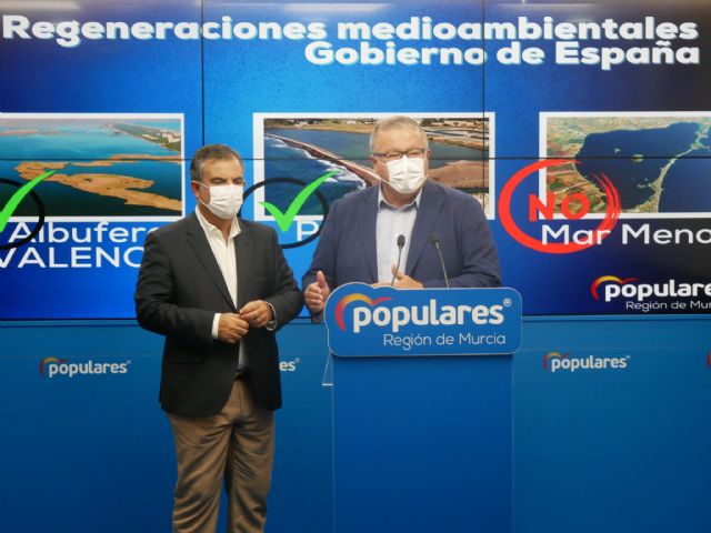 Bernabé: Sánchez solo contempla el castigo medioambiental a la Región, negando la regeneración del Mar Menor y retrasando sine die la de la Bahía de Portmán - 1, Foto 1