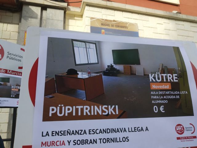 #URGEPLASTAS de UGT Servicios Públicos pide a la Consejería mejor gestión del recién inaugurado CIFP Politécnico de Murcia - 1, Foto 1