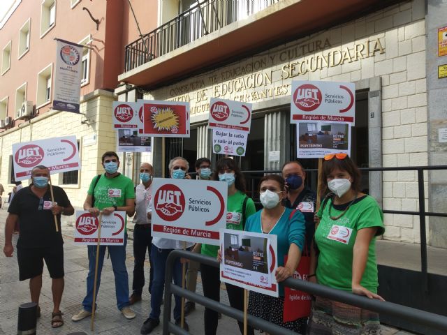 #URGEPLASTAS de UGT Servicios Públicos pide a la Consejería mejor gestión del recién inaugurado CIFP Politécnico de Murcia - 2, Foto 2
