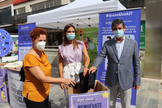 Murcia acoge la #GreenWeek21 de la Fundación Ecolec con el objetivo de concienciar sobre el reciclaje de RAEE - 1, Foto 1