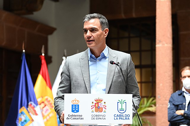 Pedro Sánchez anuncia un Plan Especial para la Reconstrucción de La Palma para combatir la emergencia volcánica en la isla - 2, Foto 2