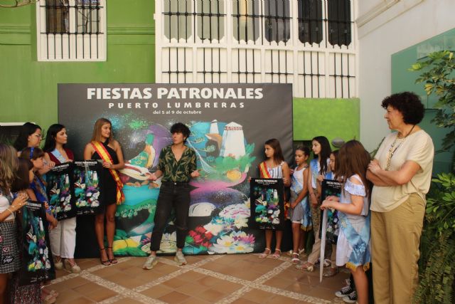 La artista lumbrerense Amada Martínez, autora del cartel de las Fiestas Patronales 2022 - 3, Foto 3
