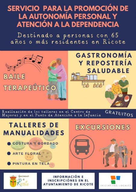 Abierto plazo inscripción de talleres para personas mayores - 1, Foto 1