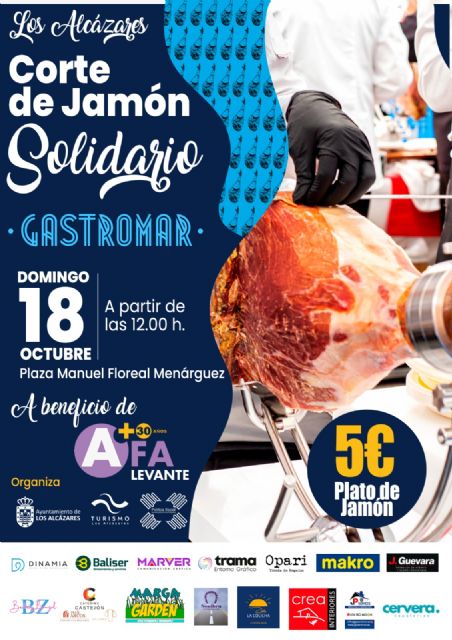 Los Alcázares vuelve a unir gastronomía y solidaridad con una nueva edición del Corte de Jamón Solidario a beneficio de AFA Levante - 3, Foto 3
