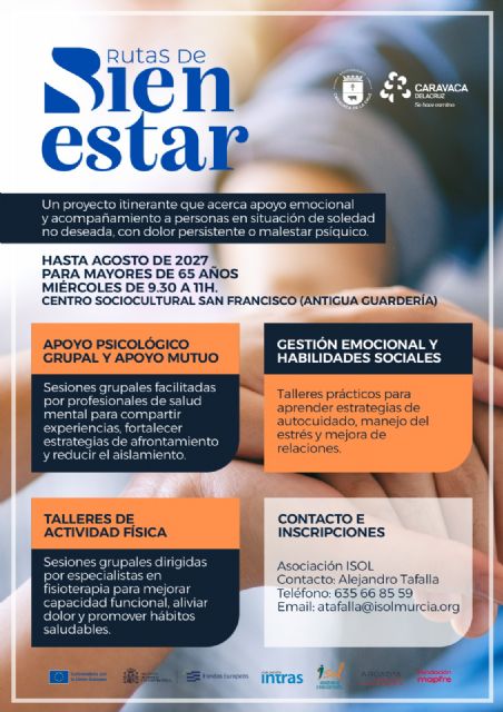 Caravaca incorpora el programa ´Rutas de Bienestar´ para promover el bienestar físico y emocional de las personas mayores - 2, Foto 2
