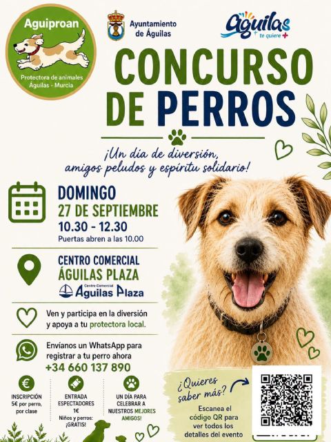 Centro Comercial Aguilas Plaza acoge una nueva edici�n del Concurso Canino de Aguiproan