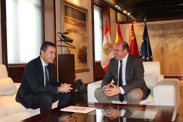 El presidente de la Comunidad se reúne con el alcalde de Lorquí - 2, Foto 2