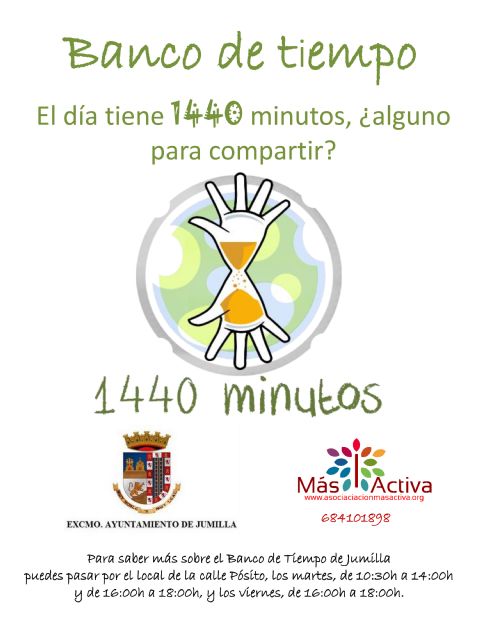 La Concejalía de Voluntariado y la Asociación Más Activa ponen en marcha el Banco del Tiempo - 2, Foto 2