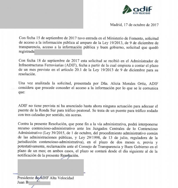 Ahora Murcia desvela que el puente de Ronda Sur por la llegada del AVE no tendrá paso peatonal - 1, Foto 1