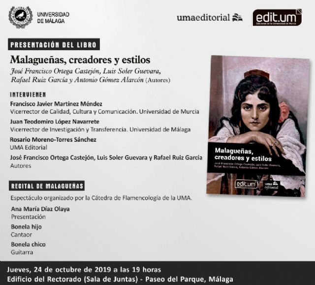 Las universidades de Murcia y Málaga presentan un libro dedicado a la importancia de la Malagueña como palo del flamenco - 1, Foto 1