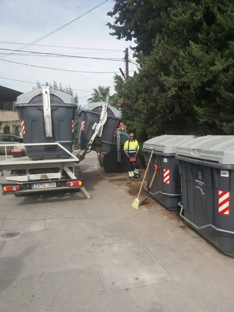 Comienza el cambio de contenedores en pedanías, urbanizaciones y polígonos industriales por unos de mayor capacidad - 1, Foto 1