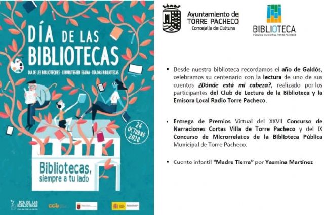 Bibliotecas, siempre a tu lado, Torre Pacheco celebra el Día de la Biblioteca - 1, Foto 1