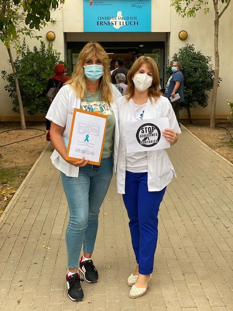 Profesionales de la Atención Primaria de Torre Pacheco se manifiestan en contra de la violencia en los Centros Sanitarios - 2, Foto 2