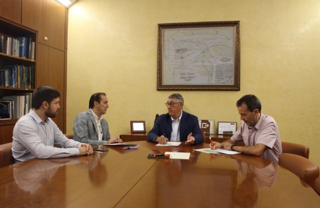 El presidente de la CHS mantiene una reunión de trabajo con el alcalde de Ulea - 2, Foto 2