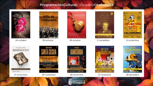 Calasparra presenta un avance de la programación cultural del último trimestre - 3, Foto 3
