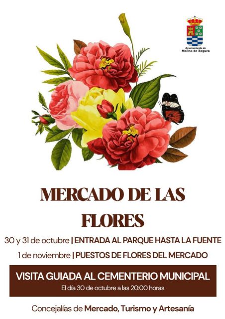 El Mercado de las Flores 2025 de Molina de Segura se celebra del 30 de octubre al 1 de noviembre - 1, Foto 1
