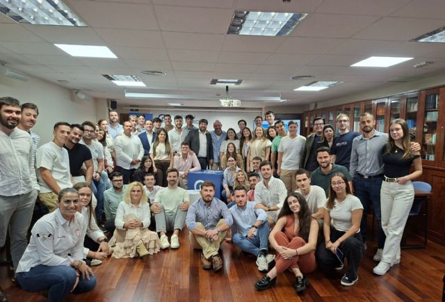 López Miras y Jaime de los Santos arropan el nombramiento de Patricia Martínez Copete como coordinadora de NNGG - 1, Foto 1