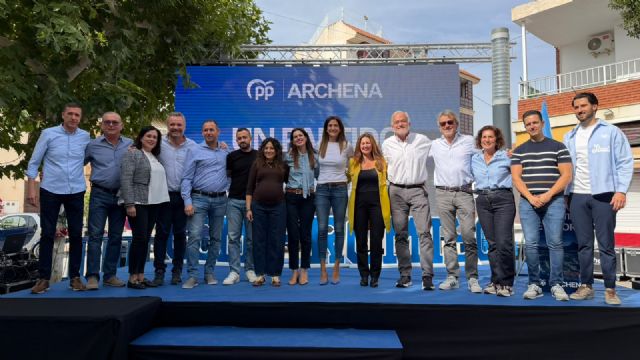 González Pons y Miriam Guardiola defienden en Archena el cambio que necesita Espa&ntilde;a, que solo puede llegar de la mano de Feijóo - 2, Foto 2