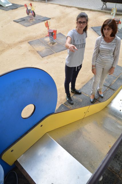 Alumna de la UPCT analiza parques de Cartagena y recomienda reponer el material de amortiguación - 1, Foto 1
