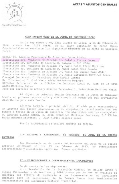 Ciudadanos Lorca: La Junta de Gobierno Local aprobó ilegalmente el pago de diversas facturas a la empresa Ibarra Lorca S.L - 3, Foto 3