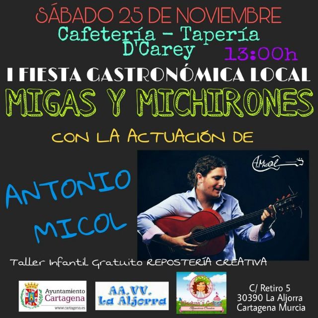 Titeres y fiestas gastronomicas este fin de semana en La Aljorra - 1, Foto 1