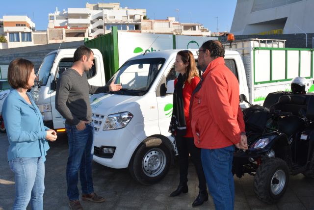 El Ayuntamiento de Águilas apuesta por los vehículos no contaminantes en la nueva flota del servicio de mantenimiento de jardines - 1, Foto 1