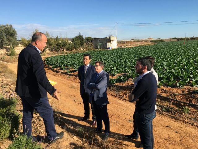 El consejero de Agricultura, Francisco Jódar  visita El Mirador para conocer in situ el adelanto de algunas medidas recogidas en el decreto  ley sobre sostenibilidad ambiental en el entorno del Mar Menor - 3, Foto 3