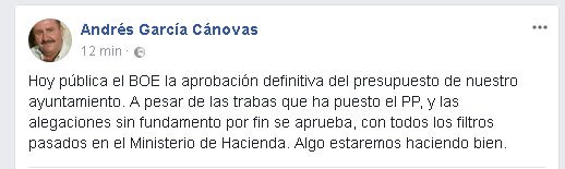El BORM publica hoy la aprobación definitiva del Presupuesto General del ejercicio 2017, Foto 1