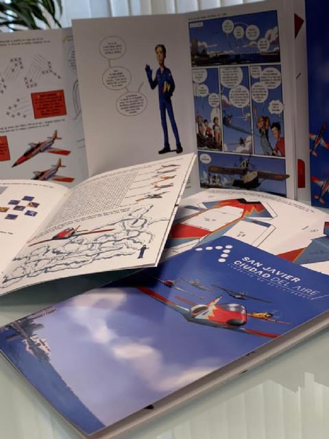 San Javier, ciudad del aire edita un  cuaderno de actividades sobre la Aviación y San Javier - 1, Foto 1
