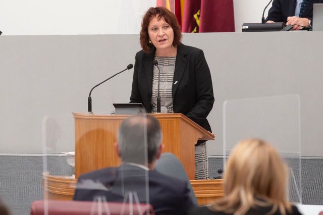 María Marín: La alfombra roja que López Miras pone a la ultraderecha impide condenar la violencia machista en la Asamblea Regional - 1, Foto 1