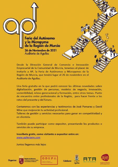 Abierta la inscripción gratuita para la Feria del Autónomo y la Micropyme de la Región de Murcia - 1, Foto 1