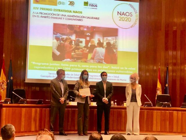 El Ayuntamiento de Murcia recibe el primer premio en la XIV edición de los Premios Estrategia NAOS por su programa de fomento de la lactancia materna - 1, Foto 1