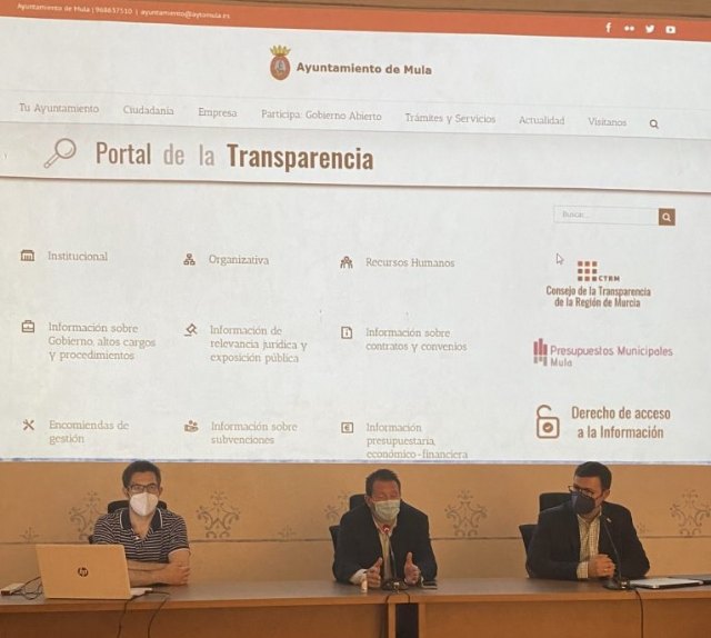 El Ayuntamiento de Mula obtiene la mejor valoración de Transparencia - 1, Foto 1