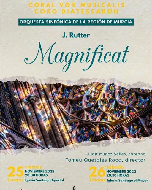 La Orquesta Sinfónica de la Región interpretará en Lorquí y en Totana el ´Magnitifcat´ de John Rutter - 1, Foto 1