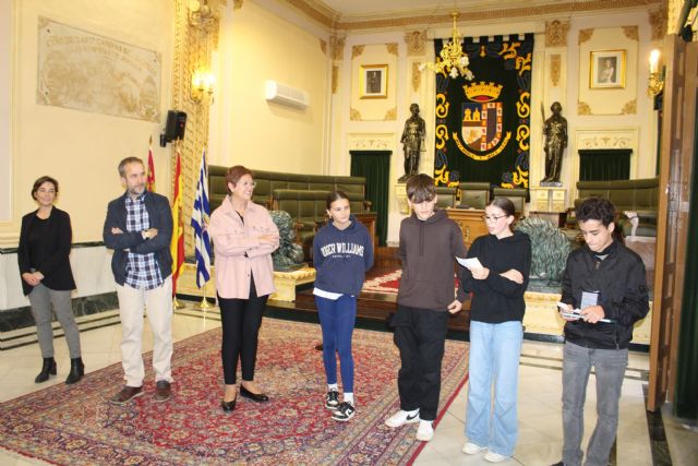 Visita alumnos franceses al Ayuntamiento - 1, Foto 1