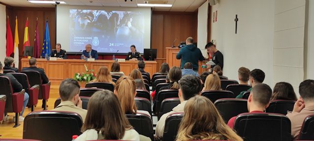 La Policía Nacional explica a los alumnos de Criminología de la UCAM su labor ante los nuevos delitos - 2, Foto 2