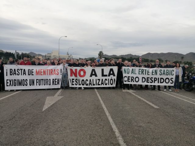 El Sindicato de Trabajadores alerta que el ERTE en Sabic es “una amenaza para todo el complejo de Cartagena” - 1, Foto 1