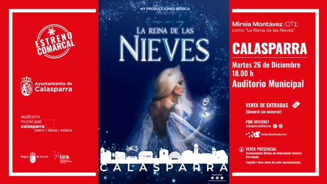El musical La Reina de las Nieves llega a Calasparra con la cantante y actriz Mireia Montávez - 3, Foto 3
