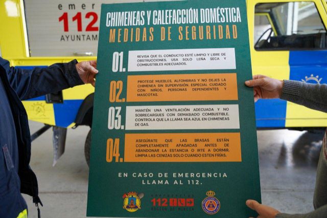 El Ayuntamiento de Lorca pone en marcha una campaña informativa sobre autoprotección en el uso de chimeneas y calefacción doméstica - 3, Foto 3