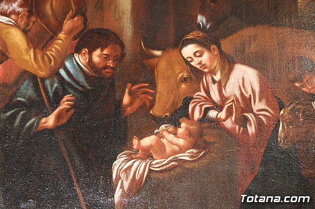 Oil "Adoration of shepherds", Foto 4